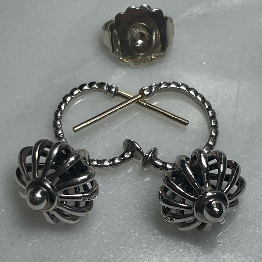 Lagos Birdcage earrings - Picture 5 of 6